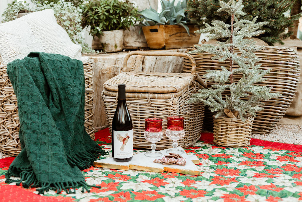 Rattan Picnic Basket