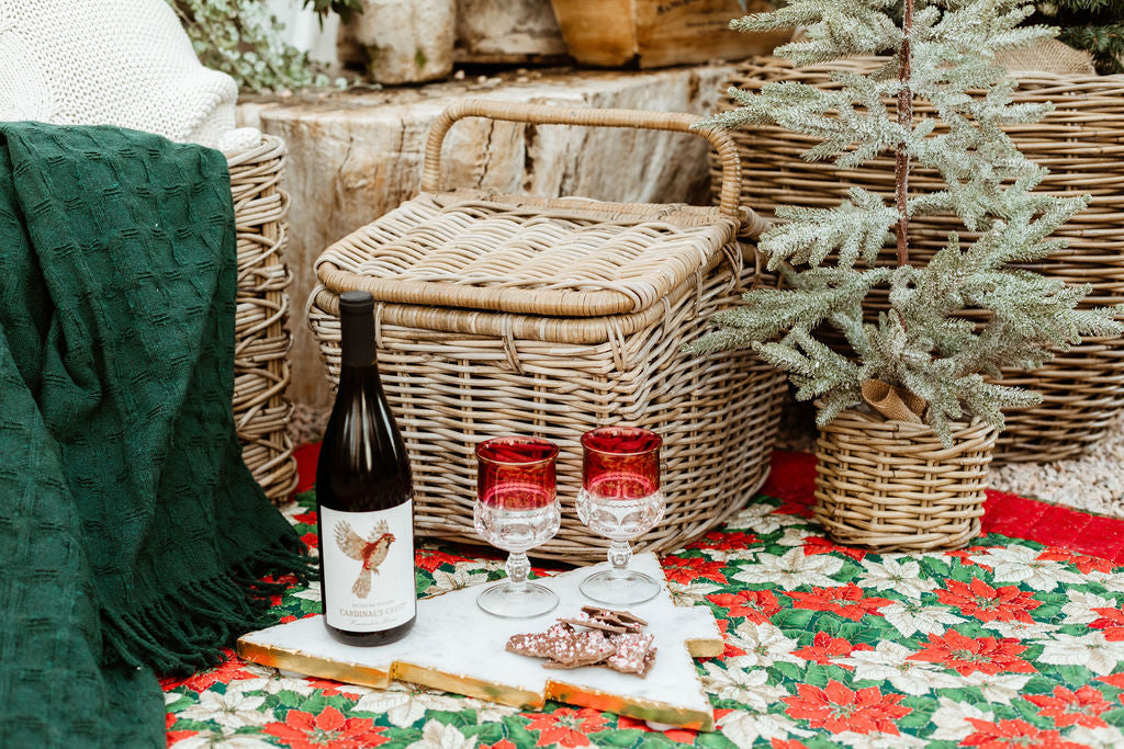 Rattan Picnic Basket