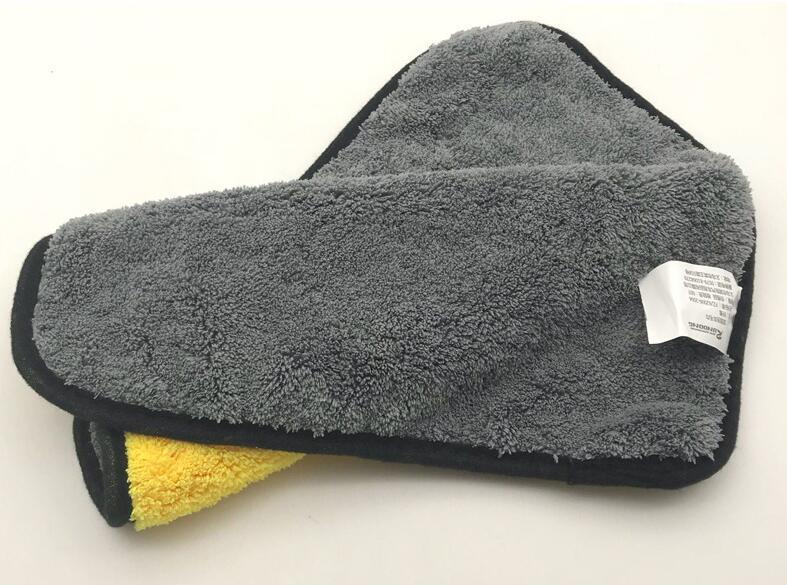 Two-color Microfiber Double-sided Car Dual-use Cleaning Car Wash Towel