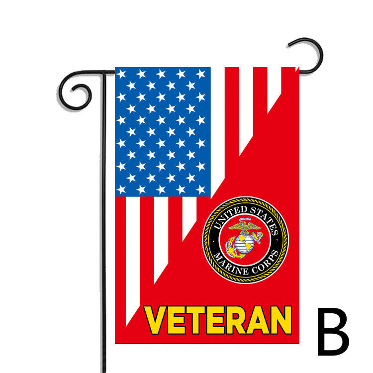 American Veteran Garden Flag