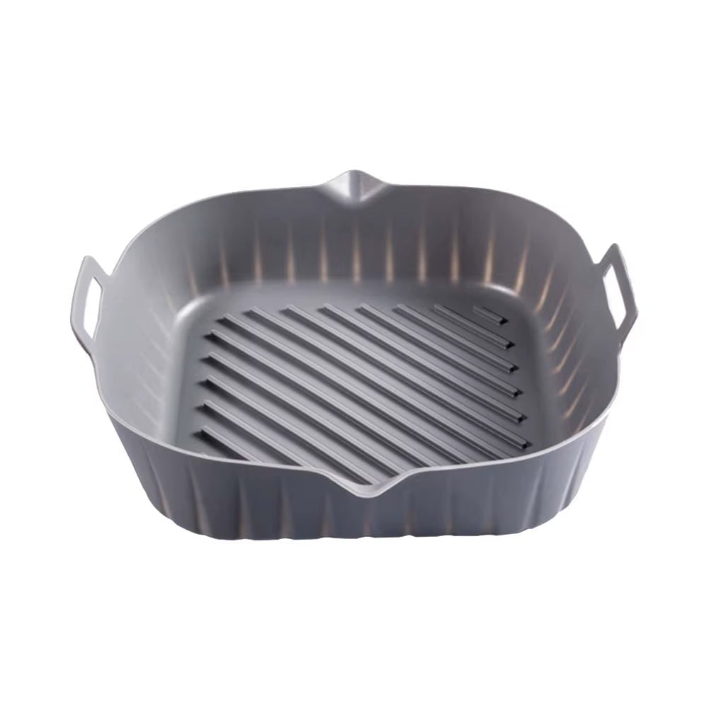 Square Silicone, Air Fryer Inserts, Air Fryer Pot, Air Fryer Liners, Reusable, Air Fryer Accessories, Oven Microwave Accessories