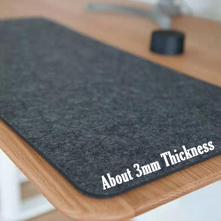 Minimalist Felt Desk Mat – Non-Slip & Extended Size