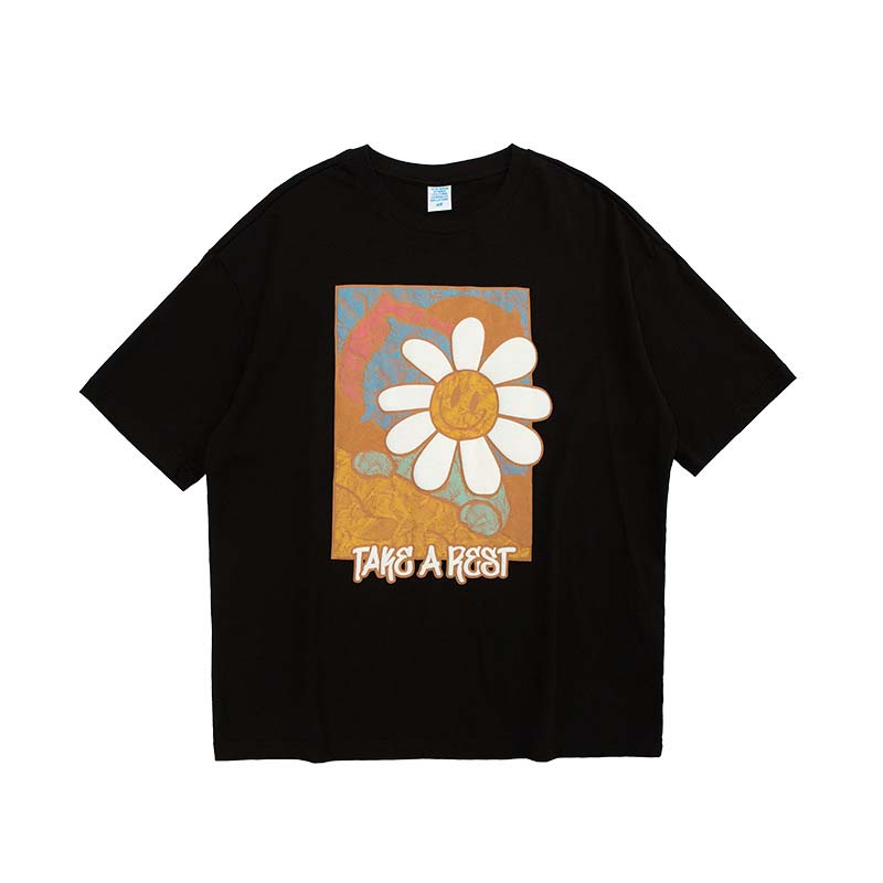 Color Artwork Daisy Tee