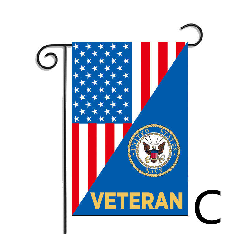 American Veteran Garden Flag