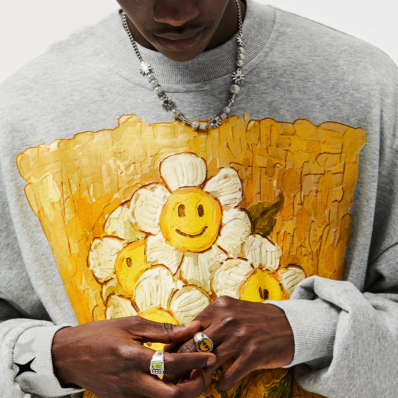 Daisy Flower Splash Art Crew