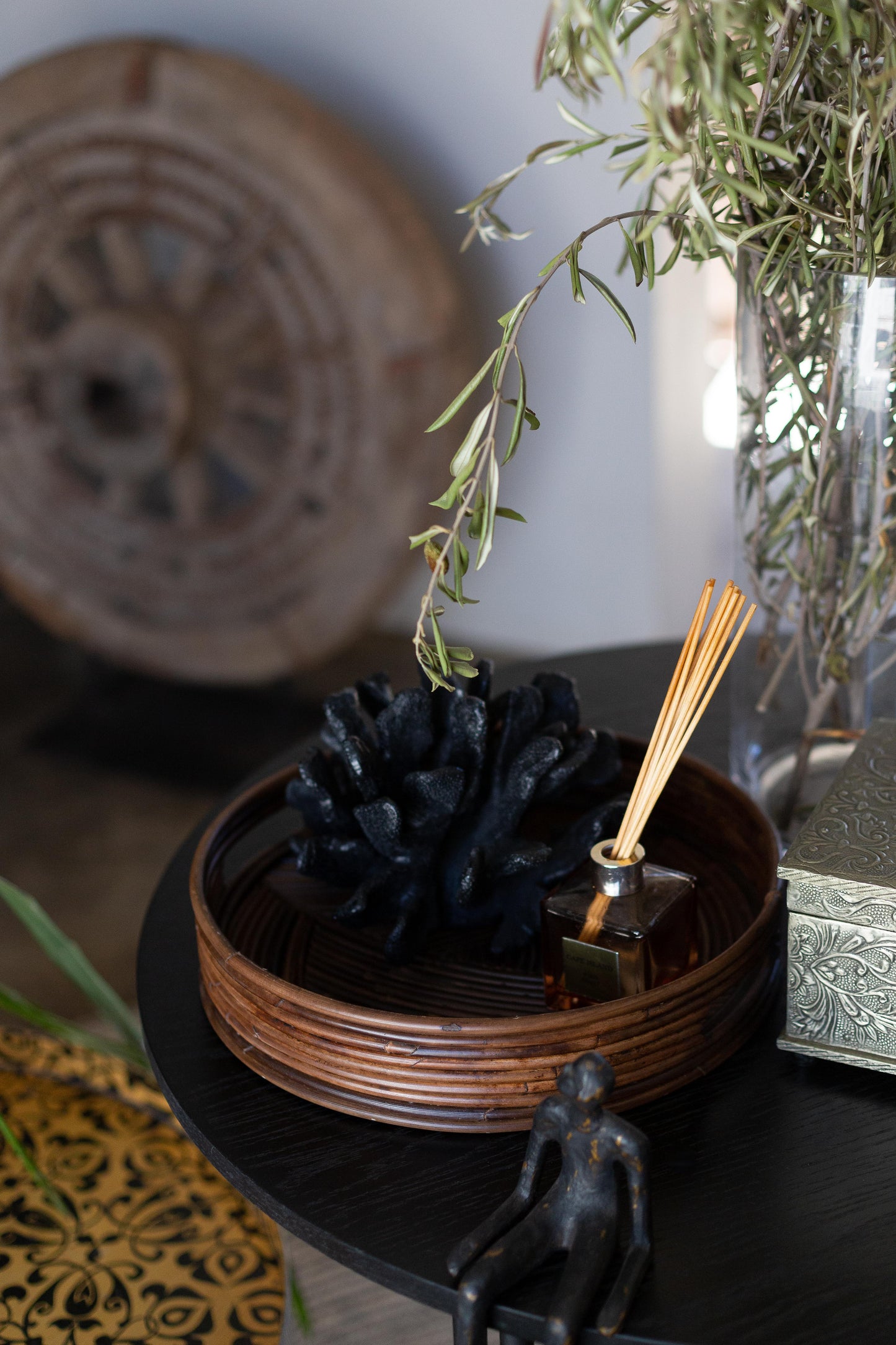 Dark Bamboo Tray