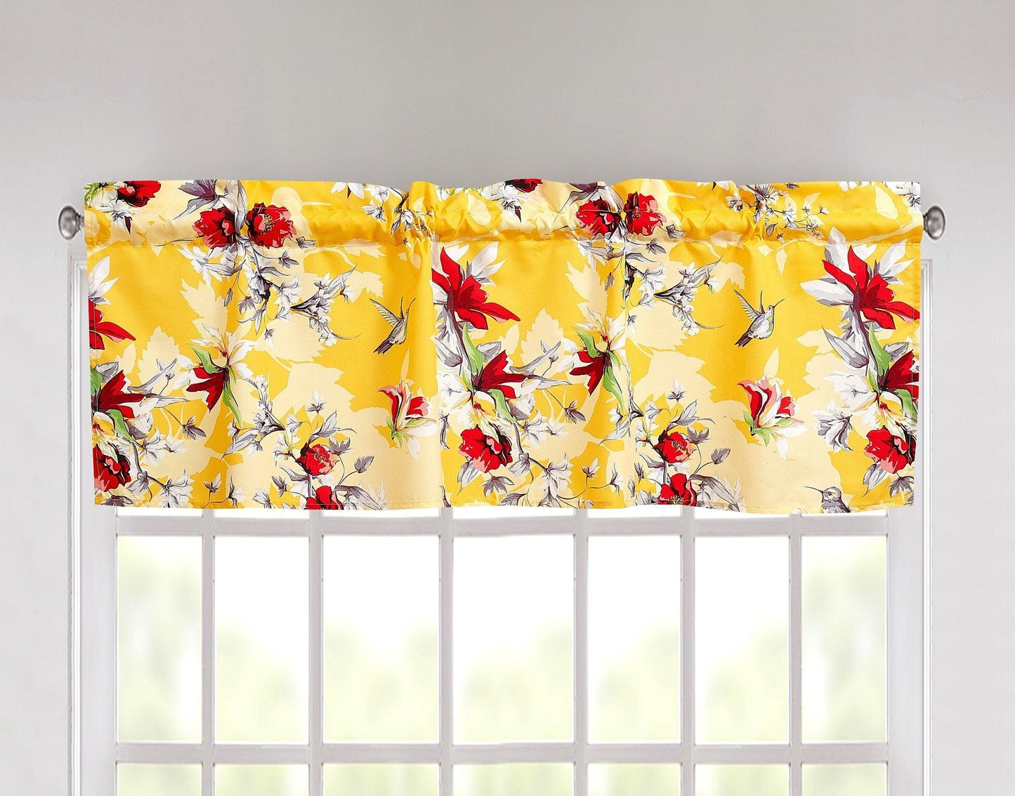 Radiant Sunshine Yellow Hummingbird Floral Bed in a Bag – DaDa Bedding