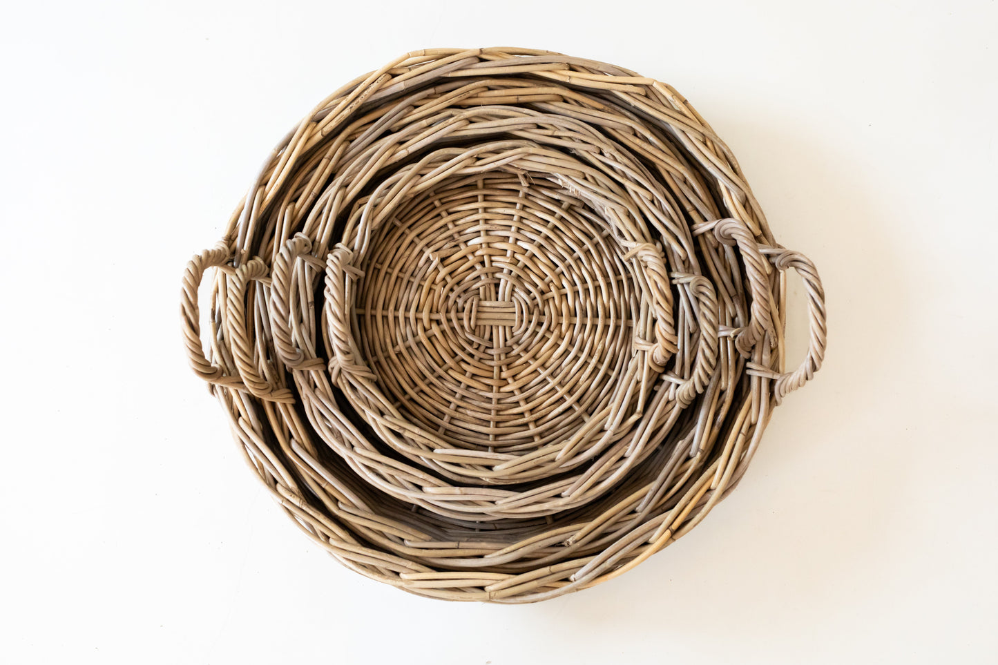 Rattan Round Tray