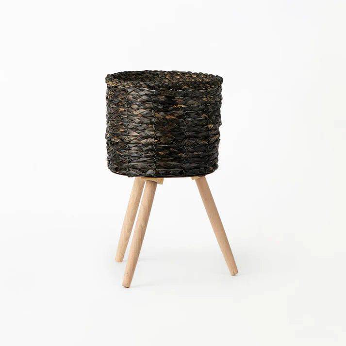 Black Indoor Plant Pot Stand