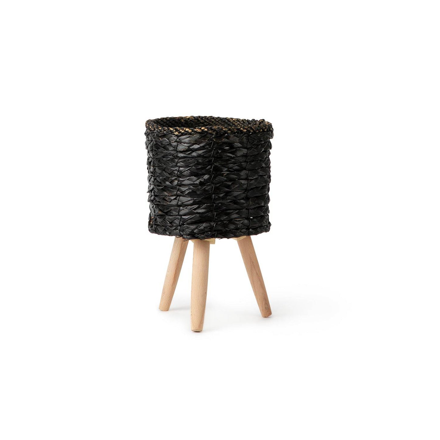 Black Indoor Plant Pot Stand