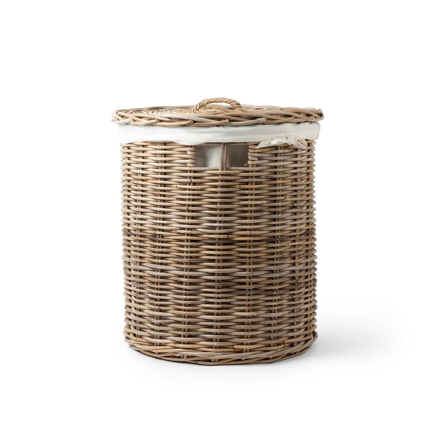 Rattan Laundry Baskets with Lid and Inner Bag