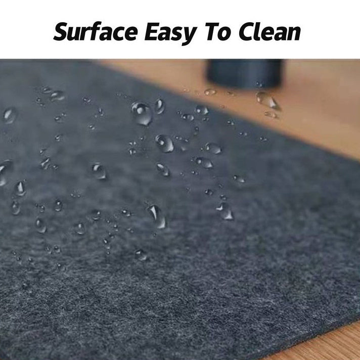 Minimalist Felt Desk Mat – Non-Slip & Extended Size