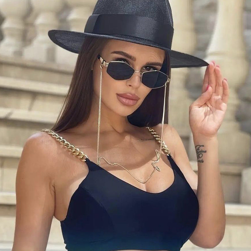 Women's Luxury Chain Korean Style Sunglasses