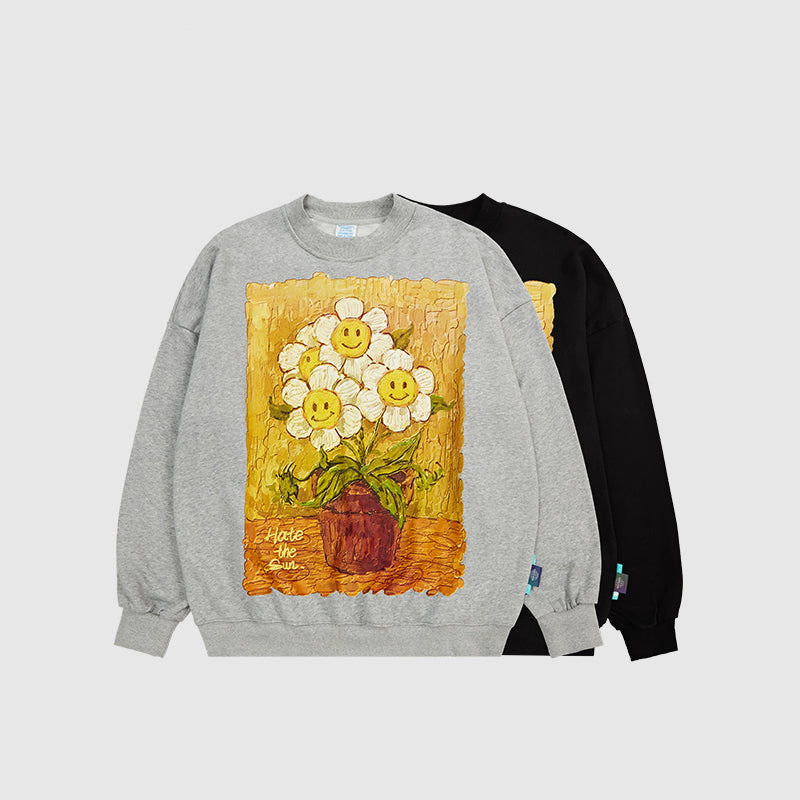Daisy Flower Splash Art Crew