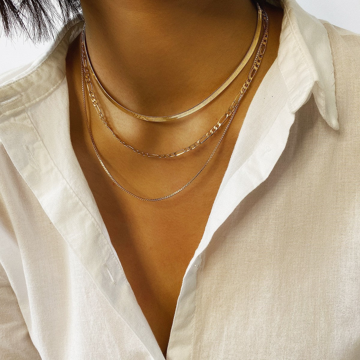 Snake Bones Chain Multi-layer Necklace