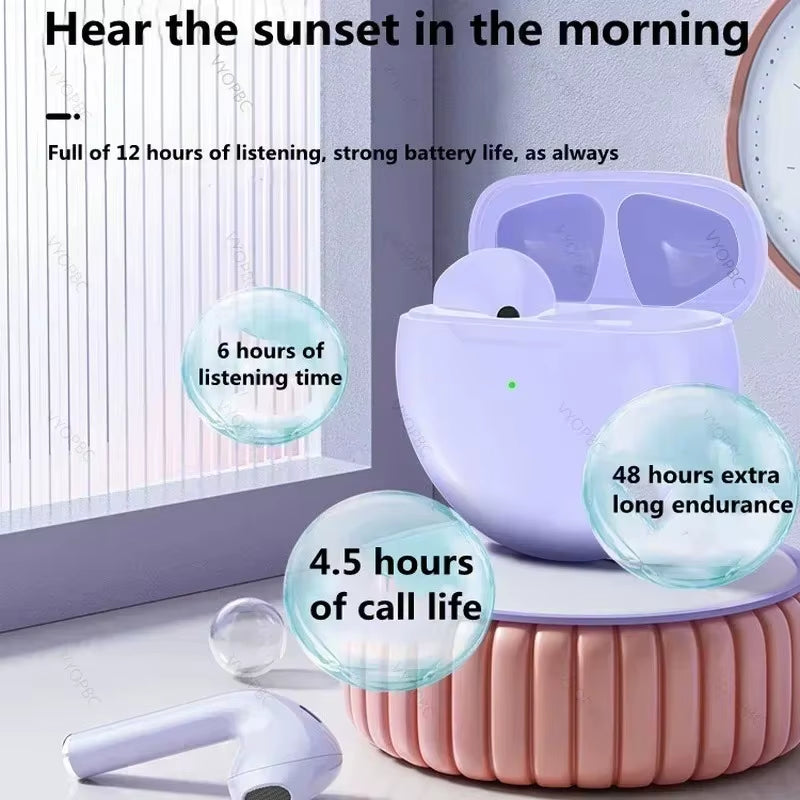 TWS Bluetooth Earphones Wireless Bluetooth Headset Noise Cancelling Earbuds with Mic Wireless Headphones