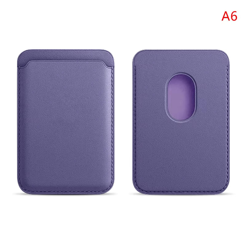 Luxury for Magsafe Magnetic Leather Wallet Case for Iphone 13 17 16 14 Pro Max 15Pro S25 Card Holder Phone Bag Cover Accessories