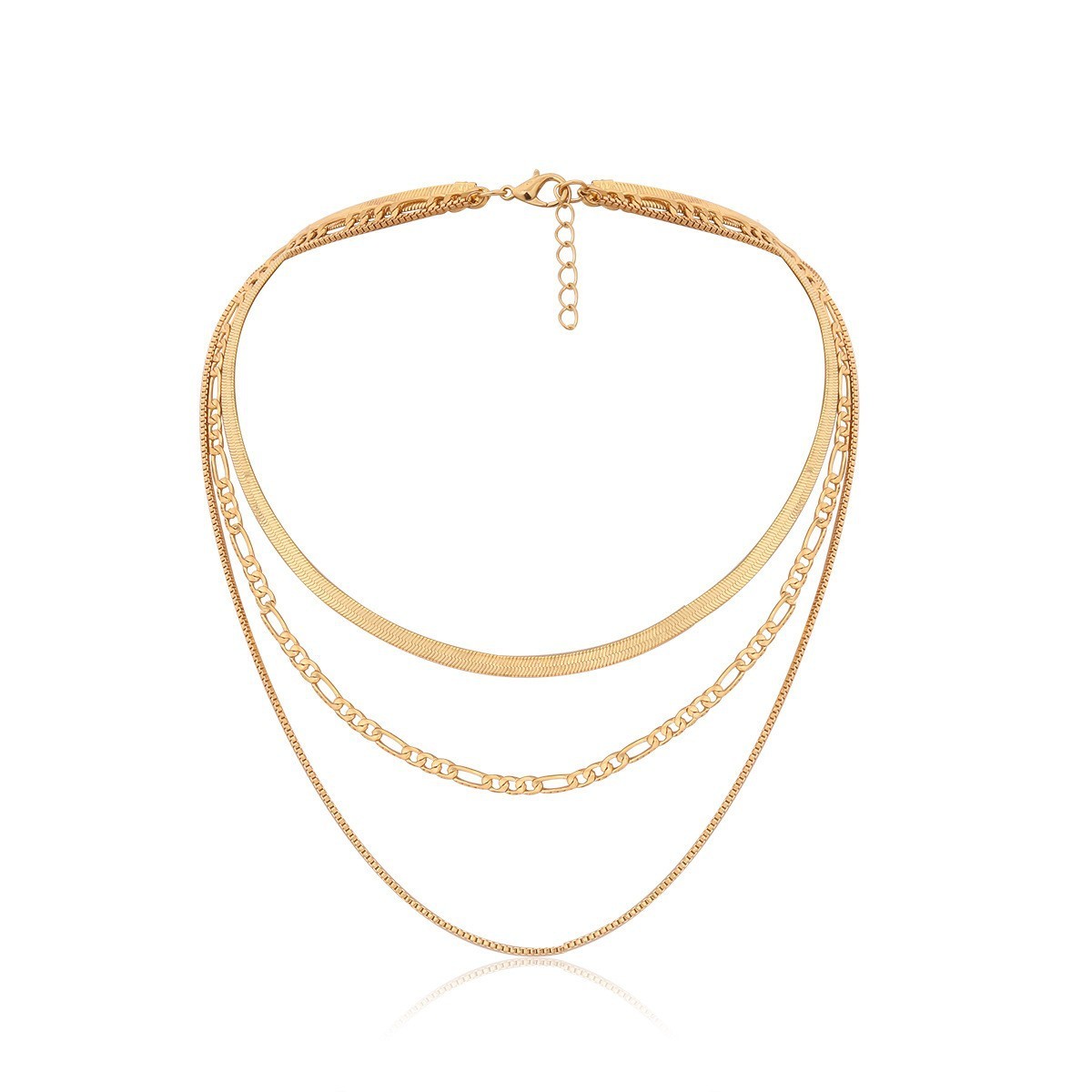 Snake Bones Chain Multi-layer Necklace