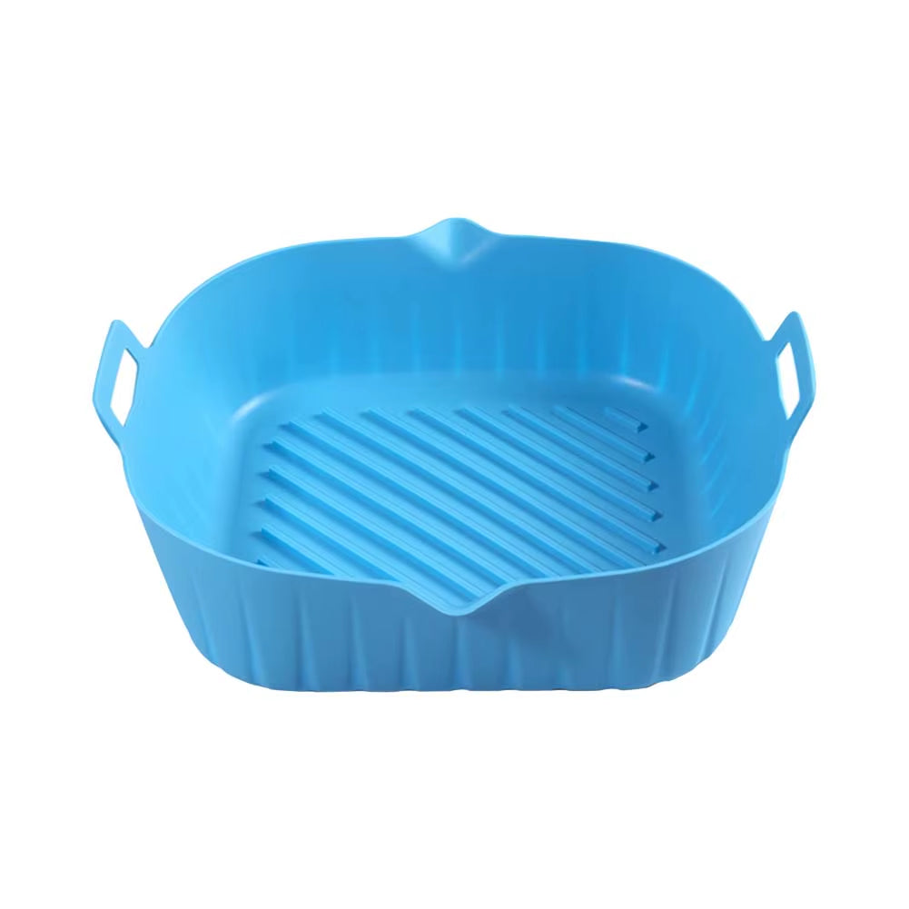 Square Silicone, Air Fryer Inserts, Air Fryer Pot, Air Fryer Liners, Reusable, Air Fryer Accessories, Oven Microwave Accessories
