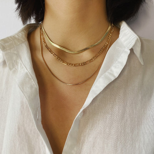 Snake Bones Chain Multi-layer Necklace