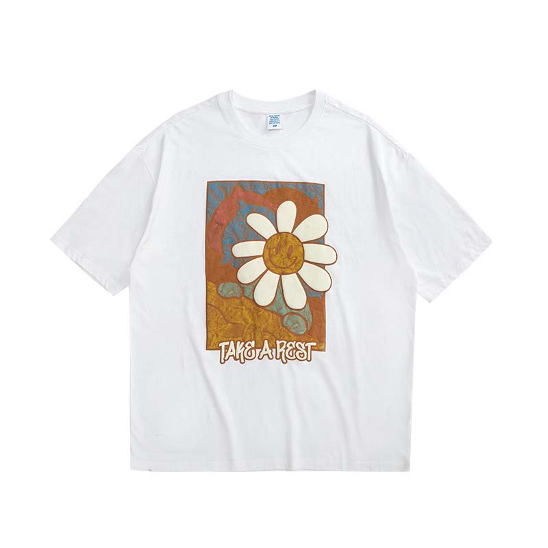 Color Artwork Daisy Tee