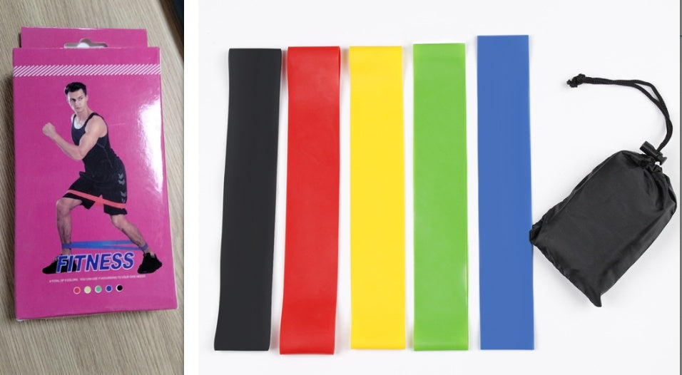 Resistance Loop Exercise Bands with Instruction Guide and Carry Bag