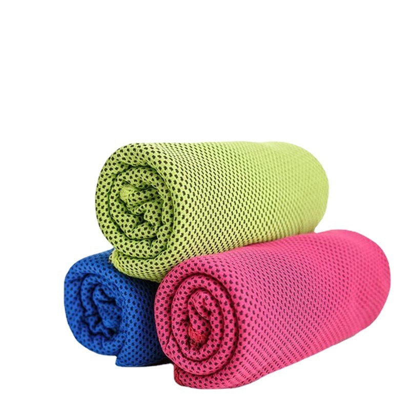 Soft Breathable Cooling Towels for Neck and Face with Waterproof Bag & Carabiner, Microfiber Cooling Towel for Yoga, Sport, Running, Gym, Workout, Camping, Fitness