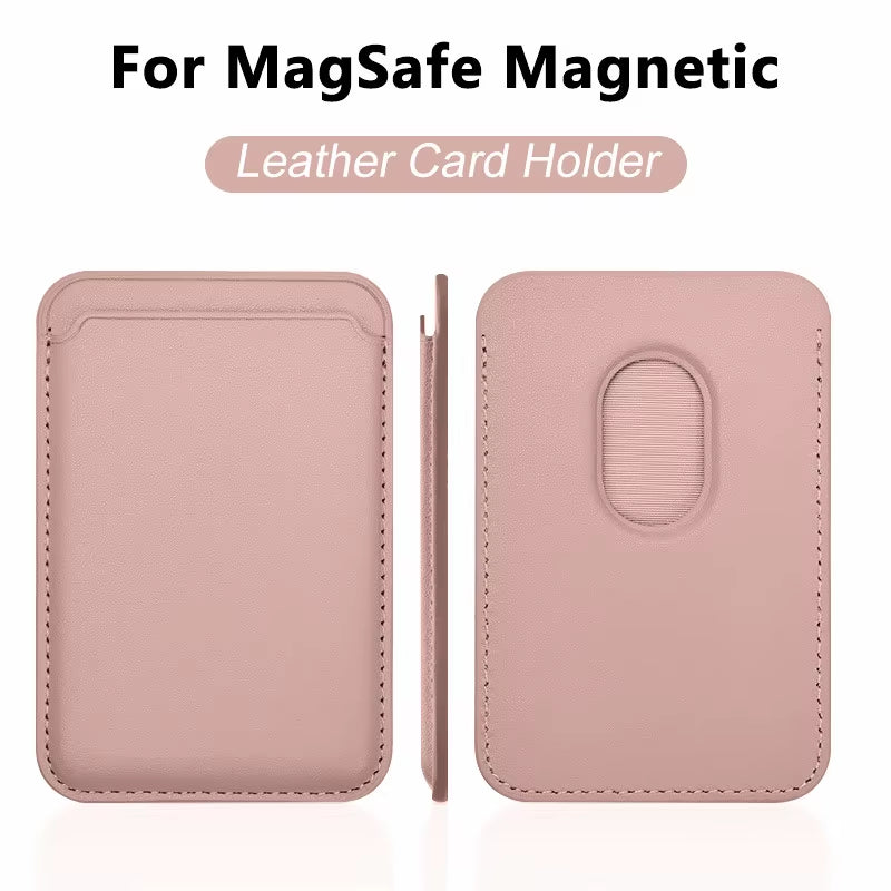 Luxury for Magsafe Magnetic Leather Wallet Case for Iphone 13 17 16 14 Pro Max 15Pro S25 Card Holder Phone Bag Cover Accessories