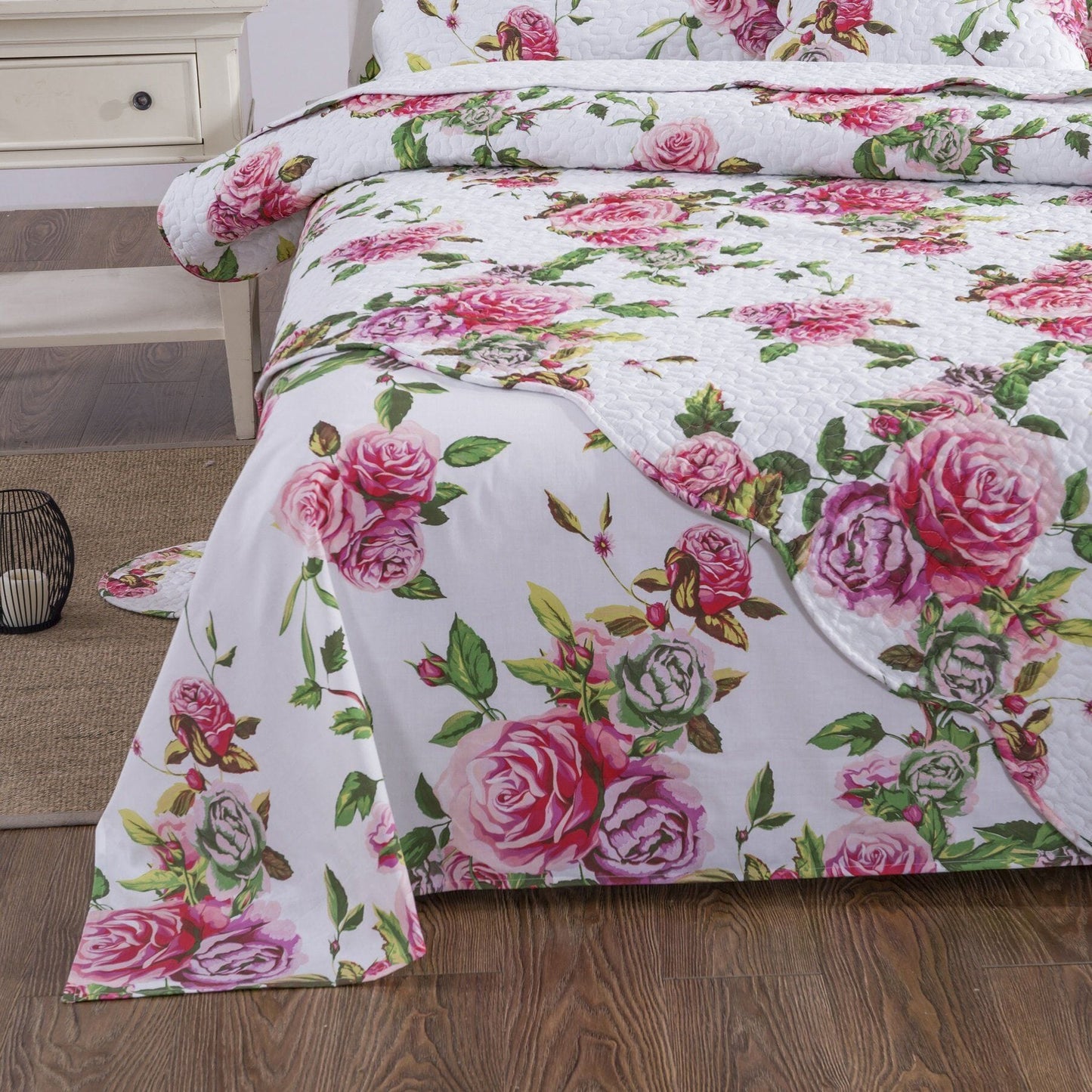 Romantic Roses Floral Bed in a Bag – DaDa Bedding Set
