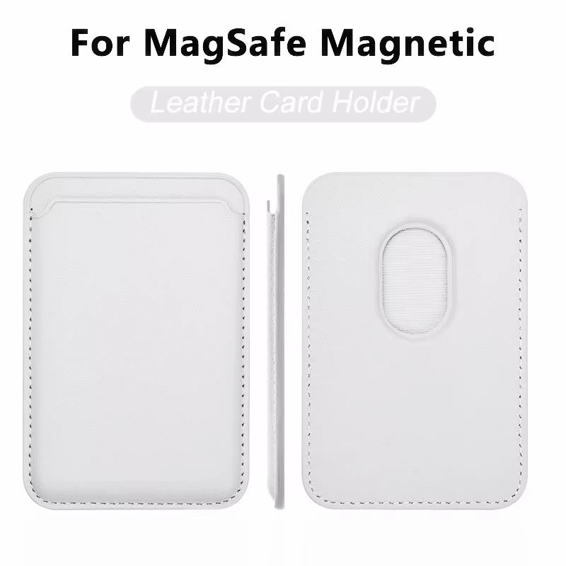 Luxury for Magsafe Magnetic Leather Wallet Case for Iphone 13 17 16 14 Pro Max 15Pro S25 Card Holder Phone Bag Cover Accessories