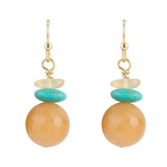 Agave Mixed Stone Earring