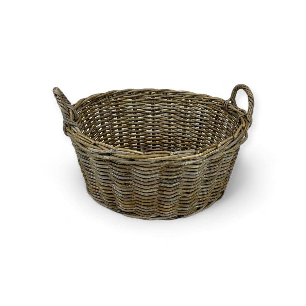 Traditional Rattan Laundry Basket