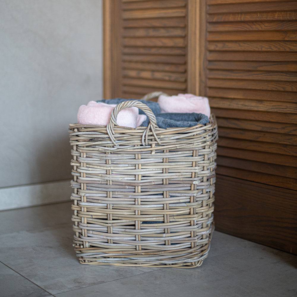 Rattan Square Basket