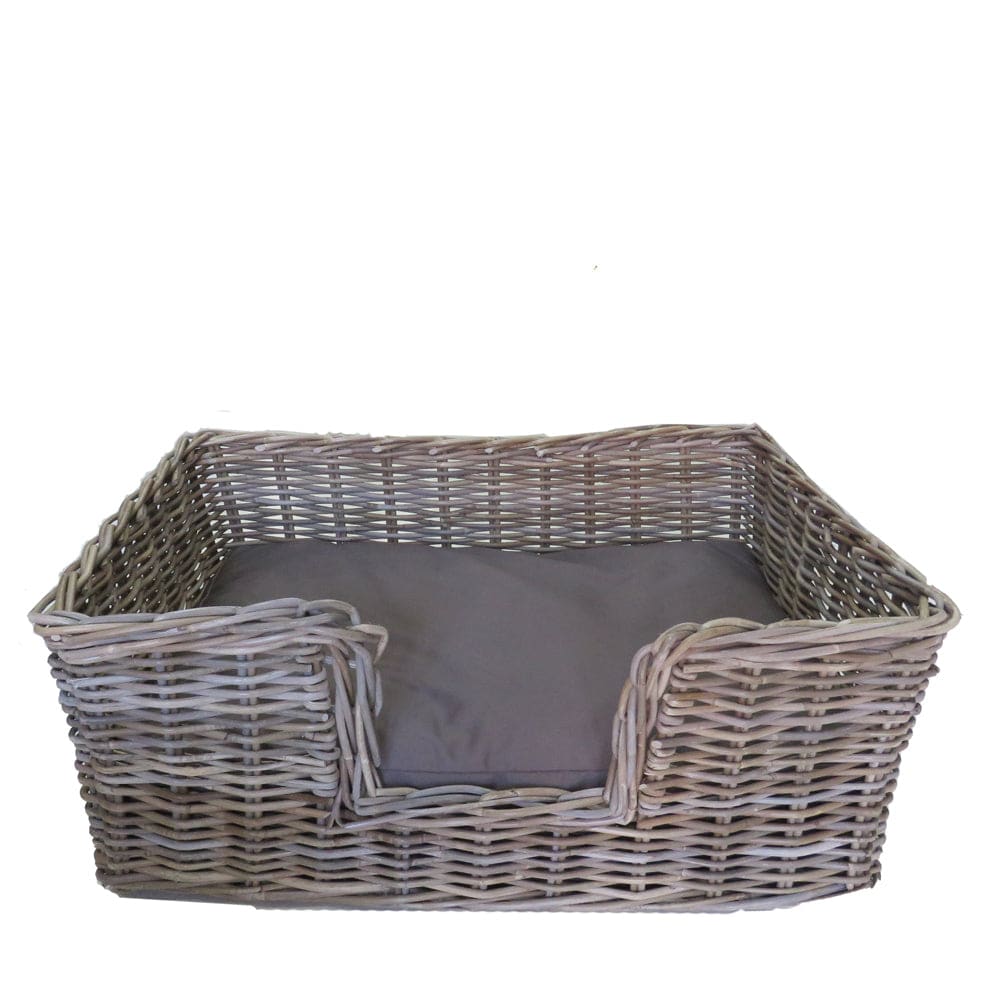 Rattan Pet Bed with Pillow