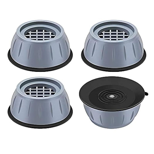 4Pcs anti Vibration Pads for Washing Machine and Dryer Shock and Noise Cancelling Washing Machine Support Prevent Moving Shaking Walking Universal Size
