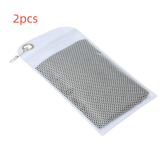 Soft Breathable Cooling Towels for Neck and Face with Waterproof Bag & Carabiner, Microfiber Cooling Towel for Yoga, Sport, Running, Gym, Workout, Camping, Fitness
