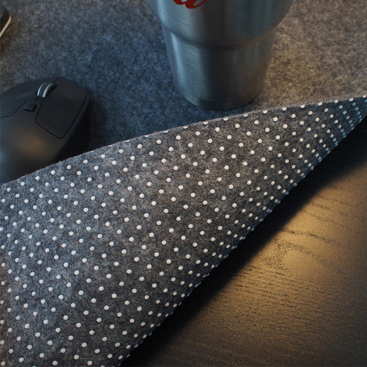 Minimalist Felt Desk Mat – Non-Slip & Extended Size