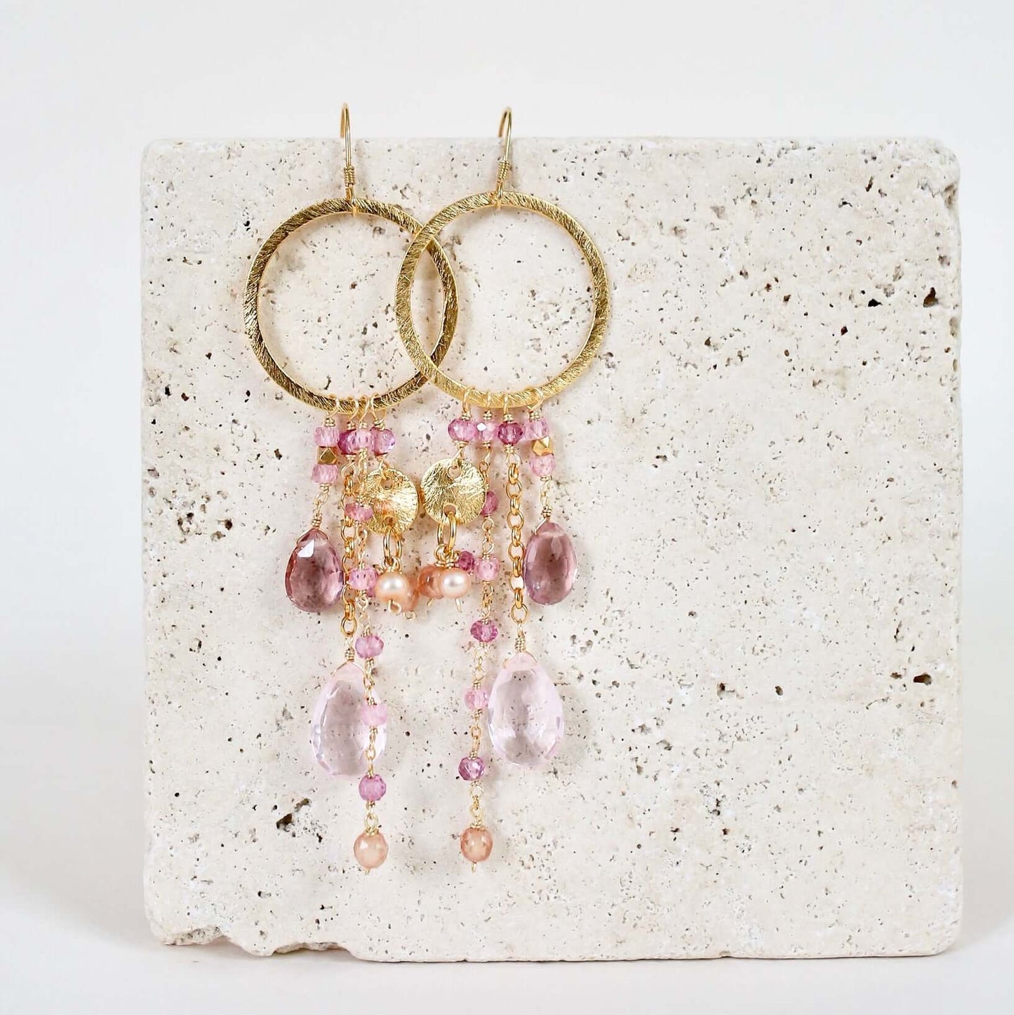 Iolite & Aquamarine Ammil Earrings