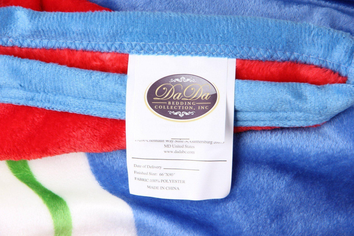 Colorful Striped Rainbow Reversible Fleece Throw Blanket | Plush Luxe | DaDa BeddingRainbow Reversible Plush Luxe Flannel Fleece Throw Blanket (XY9867)