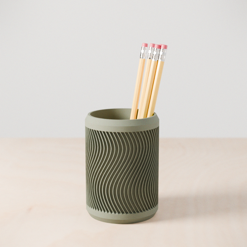 Tidal Pencil Holder